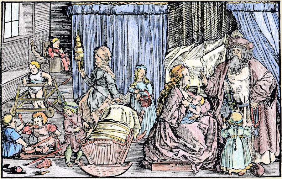 Petrarcameister - Von einer fruchtbaren und redseligen Ehefrau