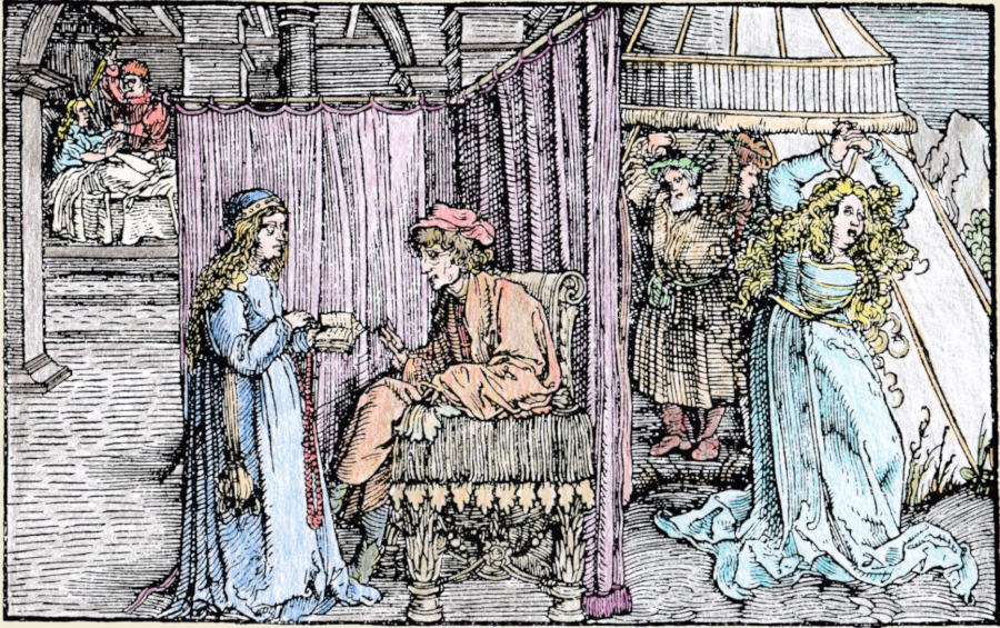 Petrarcameister - Von einer keuschen Tochter