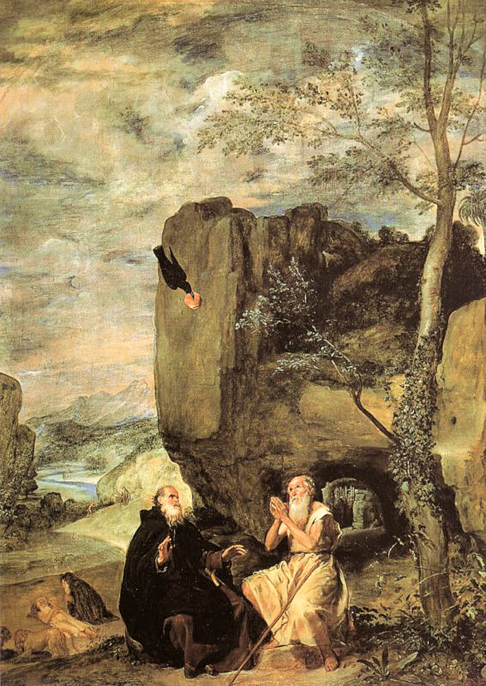 Antonius und Paulus von Diego Velazquez (um 1635)